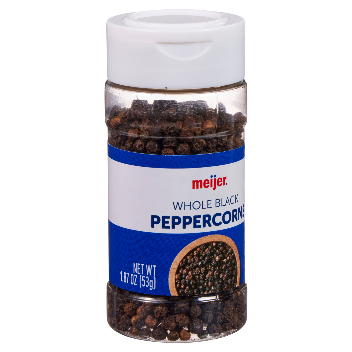 slide 4 of 5, Meijer Whole Black Peppercorns, 1.87 oz