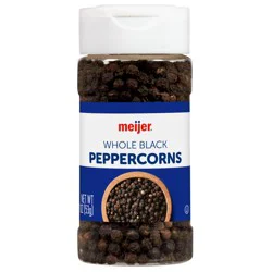 Meijer Whole Black Peppercorns, 1.87 Oz