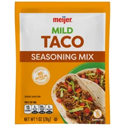 Meijer Mild Taco Seasoning Mix