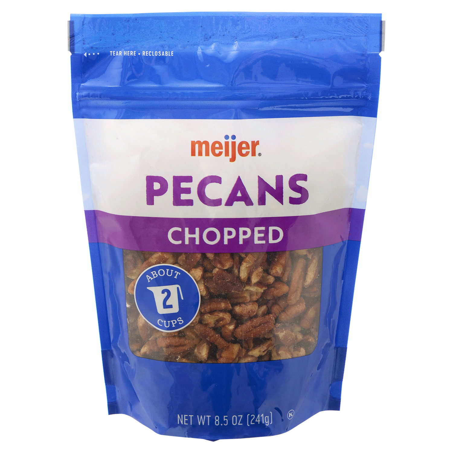 slide 1 of 5, Meijer Chopped Pecans, 8.5 oz