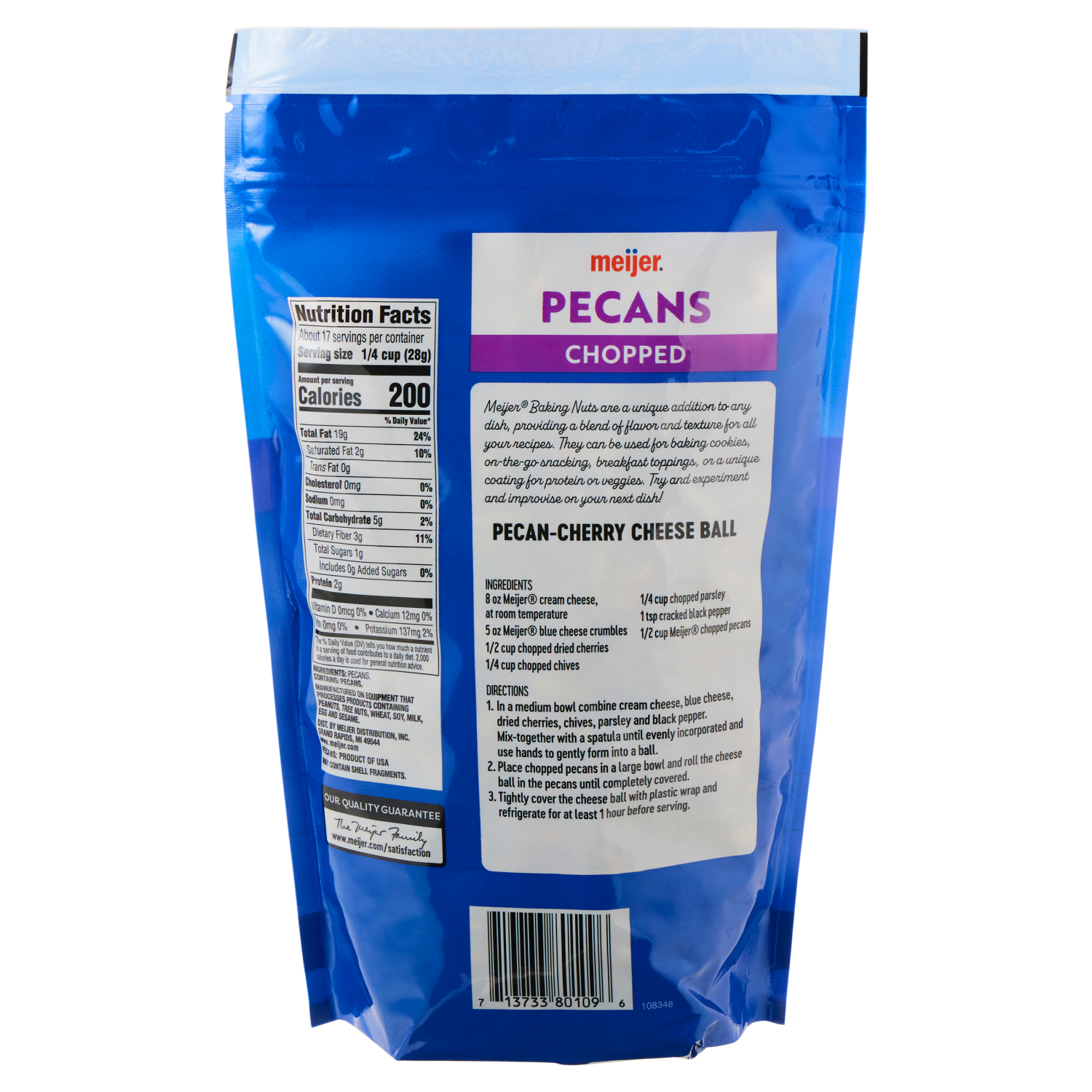 slide 2 of 3, Meijer Chopped Pecans, 16.8 oz