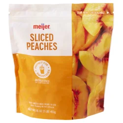 Meijer Frozen Sliced Peaches, 16 oz