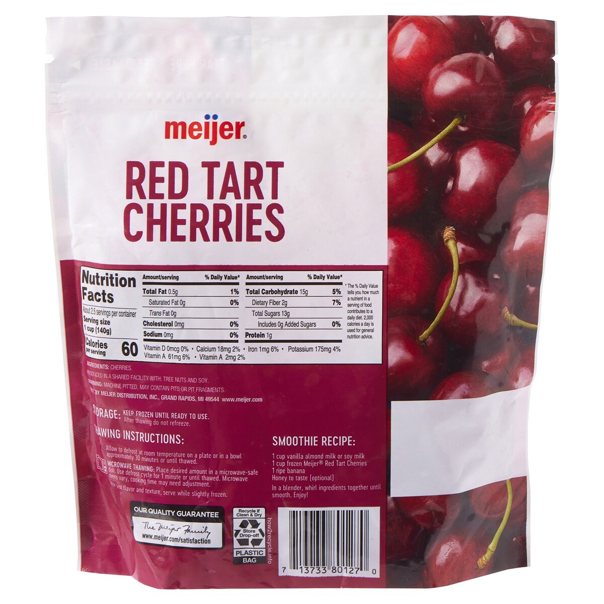 slide 2 of 2, Meijer Frozen Tart Cherries, 12 oz