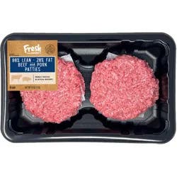 80/20 Beef & Pork Patties, 1 Lb.