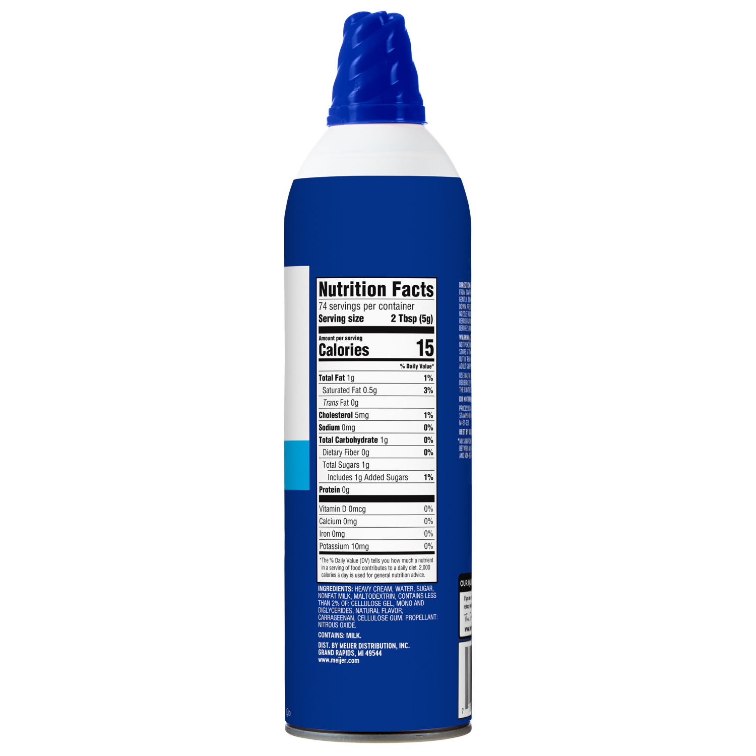 slide 3 of 3, MEIJER WHIPPED TOPPING EXTRA CREAMY AEROSOL CAN 13 OZ, 13 oz