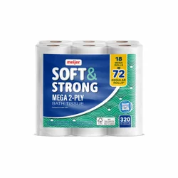 Meijer Soft & Strong Bath Tissue Mega Rolls