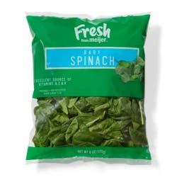 Fresh From Meijer Baby Spinach 6 oz