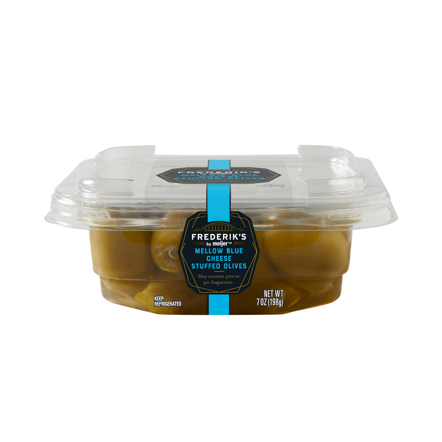 slide 5 of 5, Frederik's By Meijer Frederik's by Meijer Mellow Blue Cheese Stuffed Olives, 7oz., 7 oz