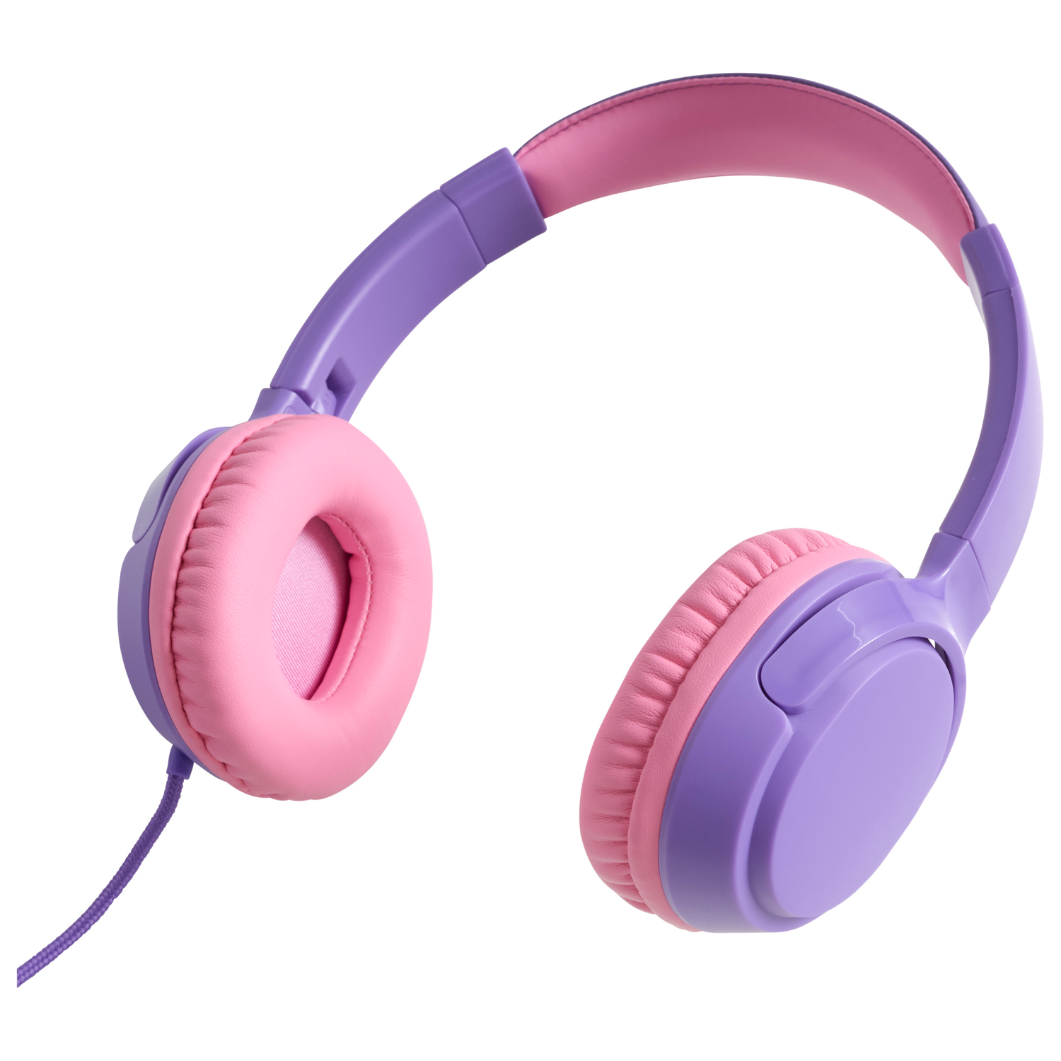 slide 5 of 6, Techcellent Kids Headphones With Microphone Pink, 1 ct