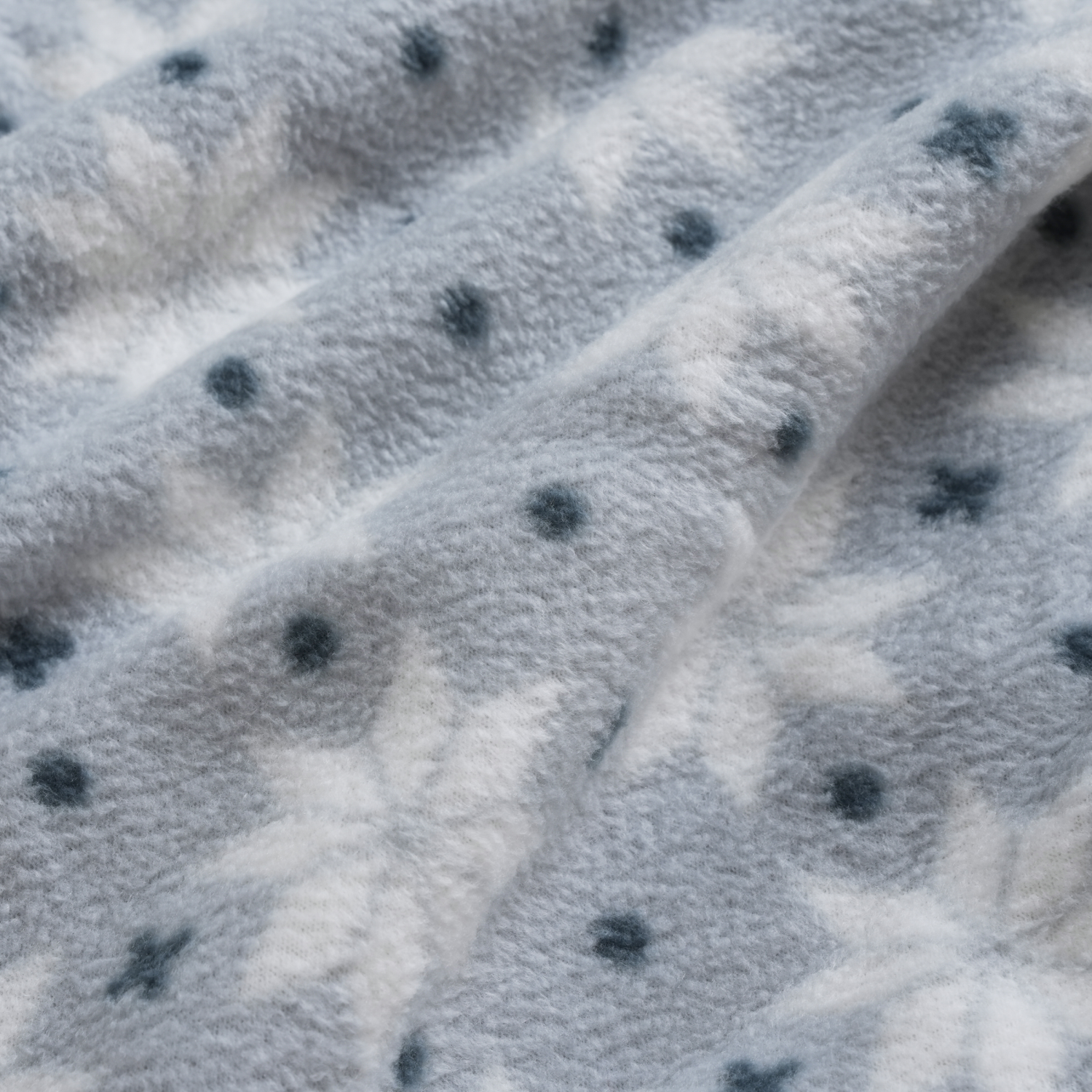 slide 2 of 4, HAVENSTAY HS Fleece Sheet TW Nordic Snowflake, Twin Size