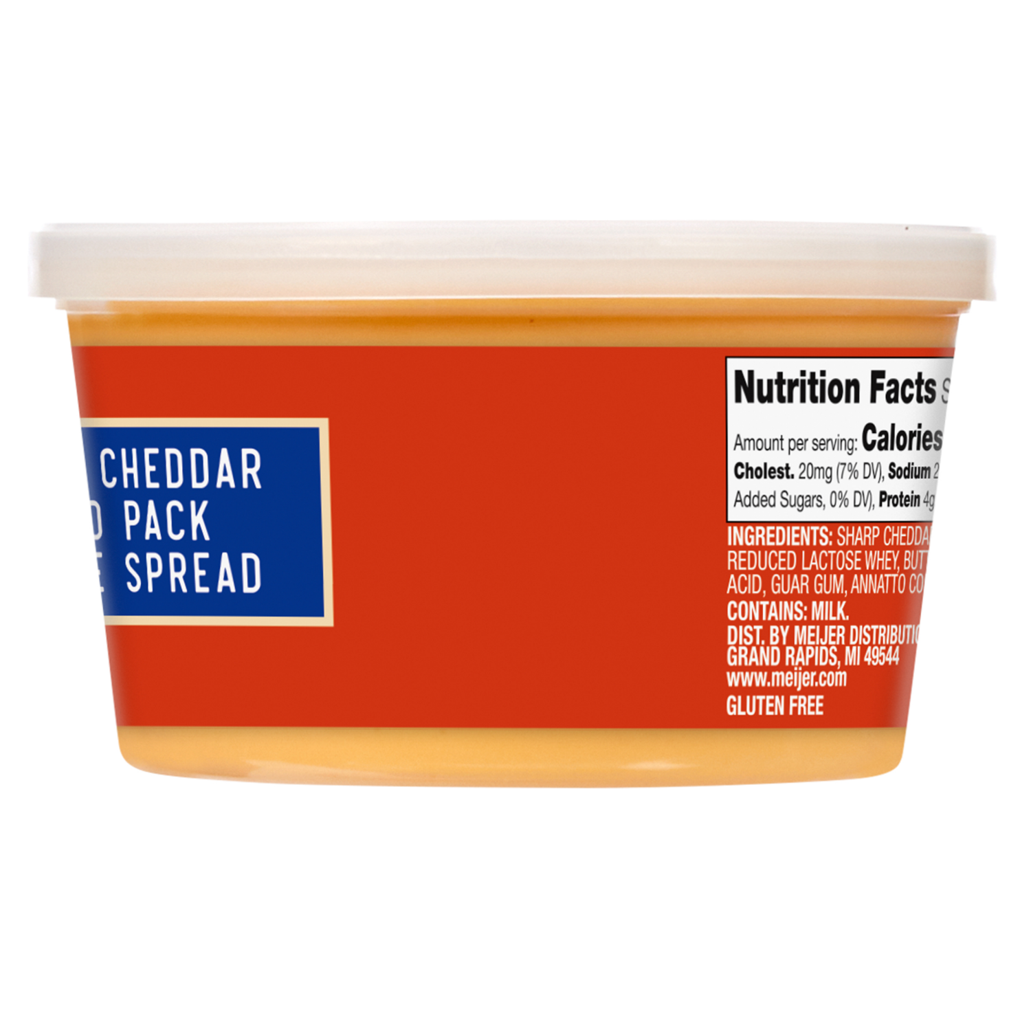 slide 4 of 5, Fresh from Meijer Sharp Cheddar Cold Pack Cheese Spread, 8 oz., 8 oz