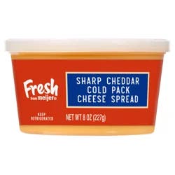 Fresh from Meijer Sharp Cheddar Cold Pack Cheese Spread, 8 oz.