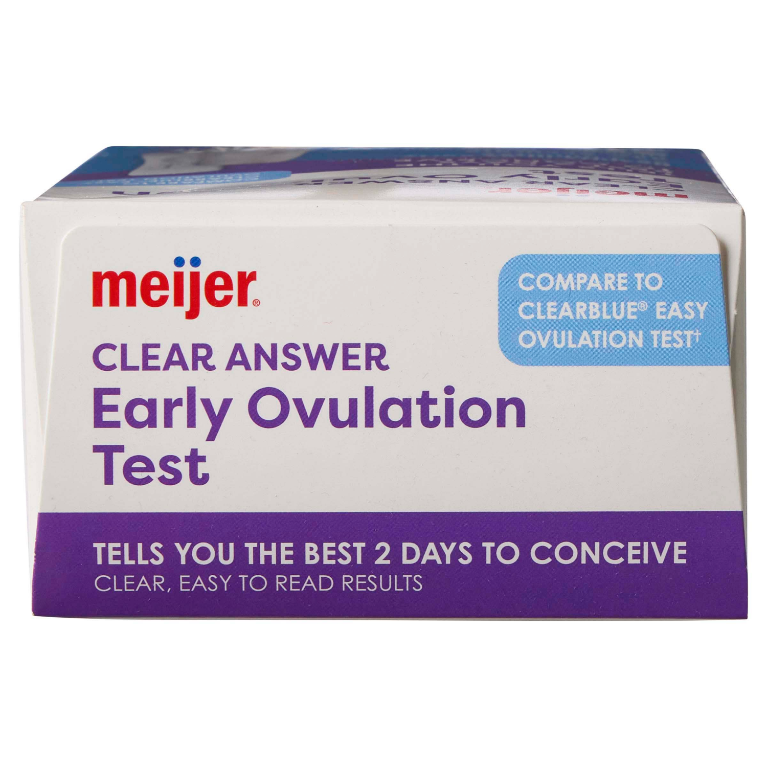 slide 4 of 4, Meijer Clear Answer Home Ovulation Test 10+, 1 ct