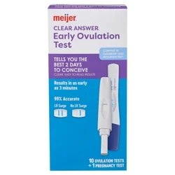Meijer Clear Answer Home Ovulation Test 10+