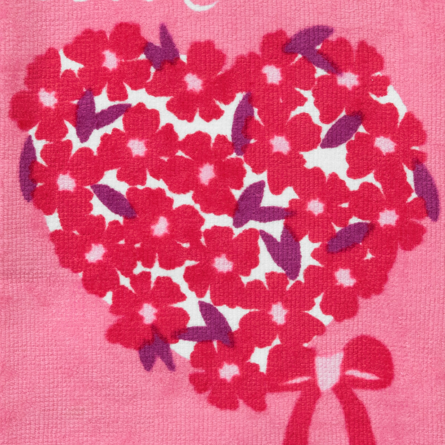 slide 2 of 2, Meijer Corporate Seasonal Mcs Heart Of Flowers Fiber Reactive Kitchen Towel, 16 In X 25 In, 1 ct