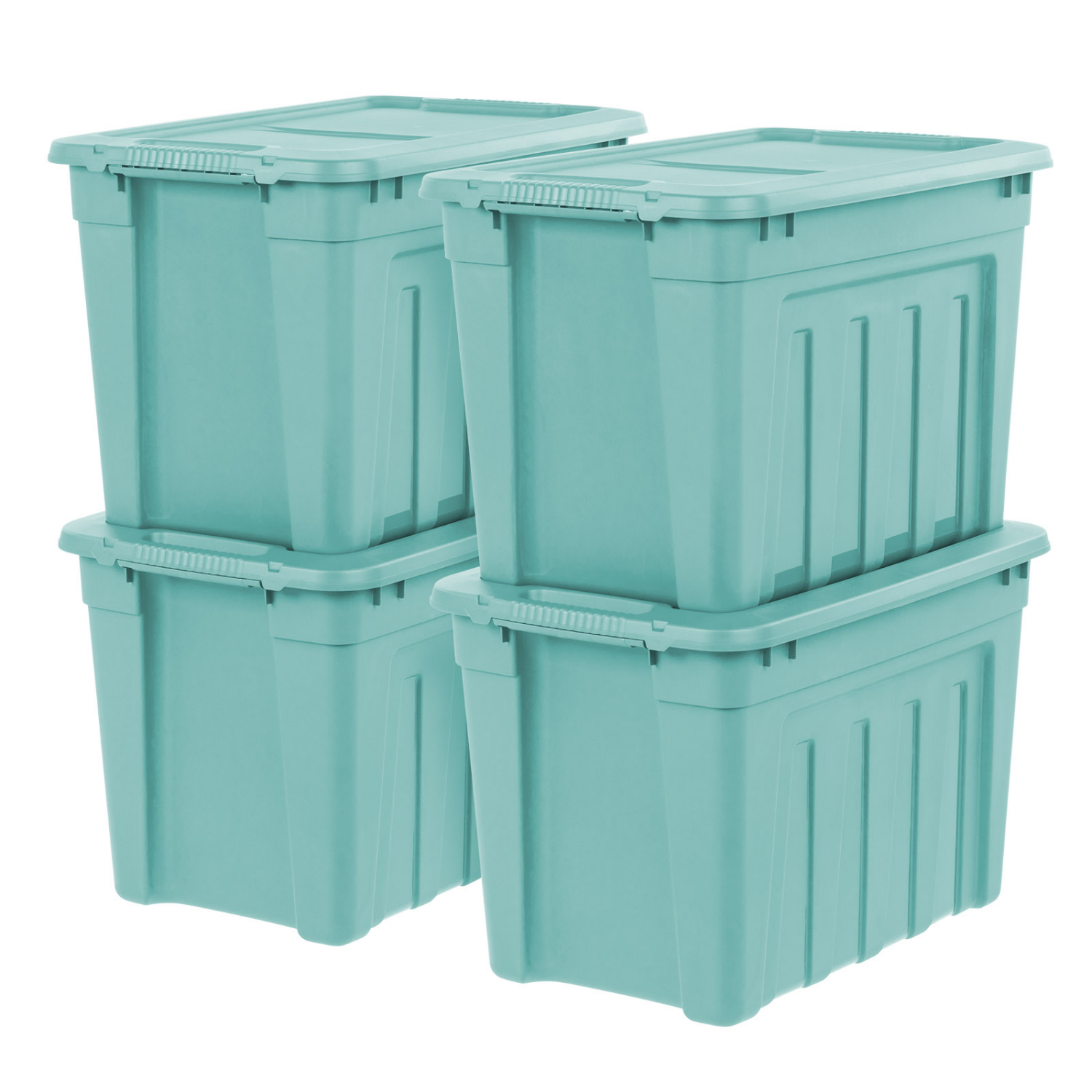 slide 6 of 7, Havenstay Hs Non Latching Utility Tote 20 Gal Teal, 20 gal