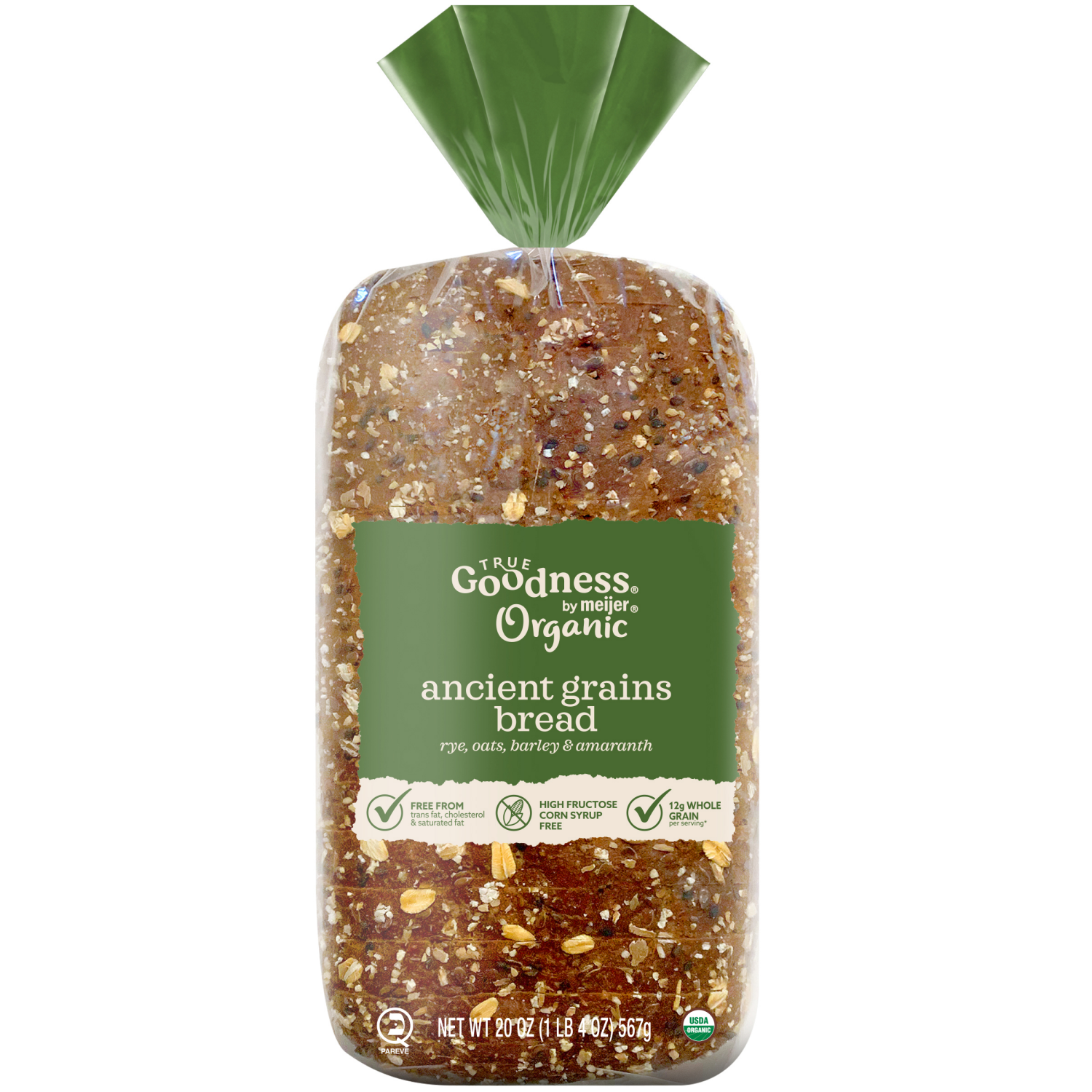 slide 1 of 1, True Goodness Ancient Grain Bread, 20 oz, 20 oz