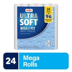 Meijer Ultra Soft Mega Rolls Toilet Paper