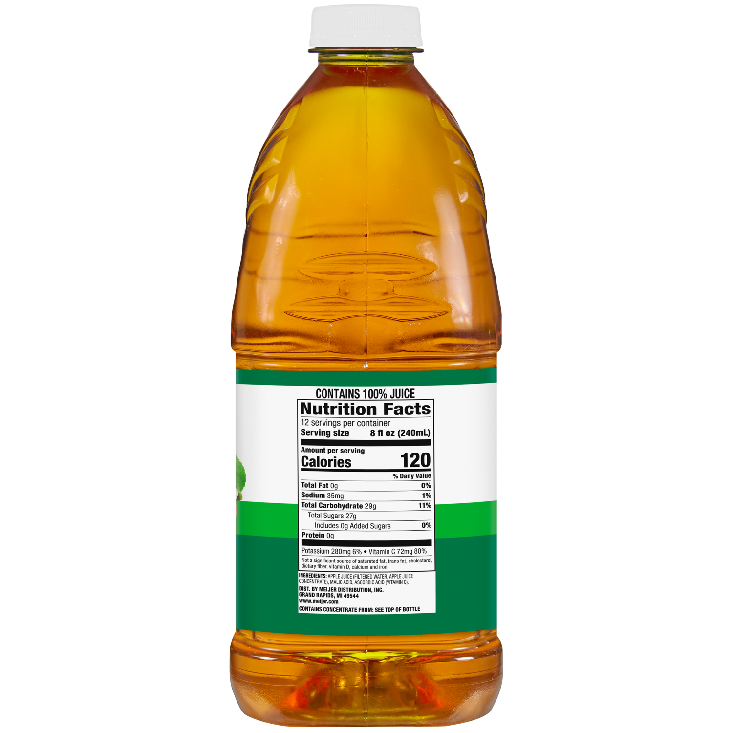 slide 3 of 3, Meijer 100% Juice Apple 96Oz, 96 oz