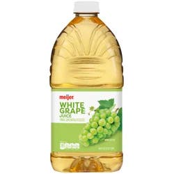 Meijer 100% Juice White Grape 64Oz