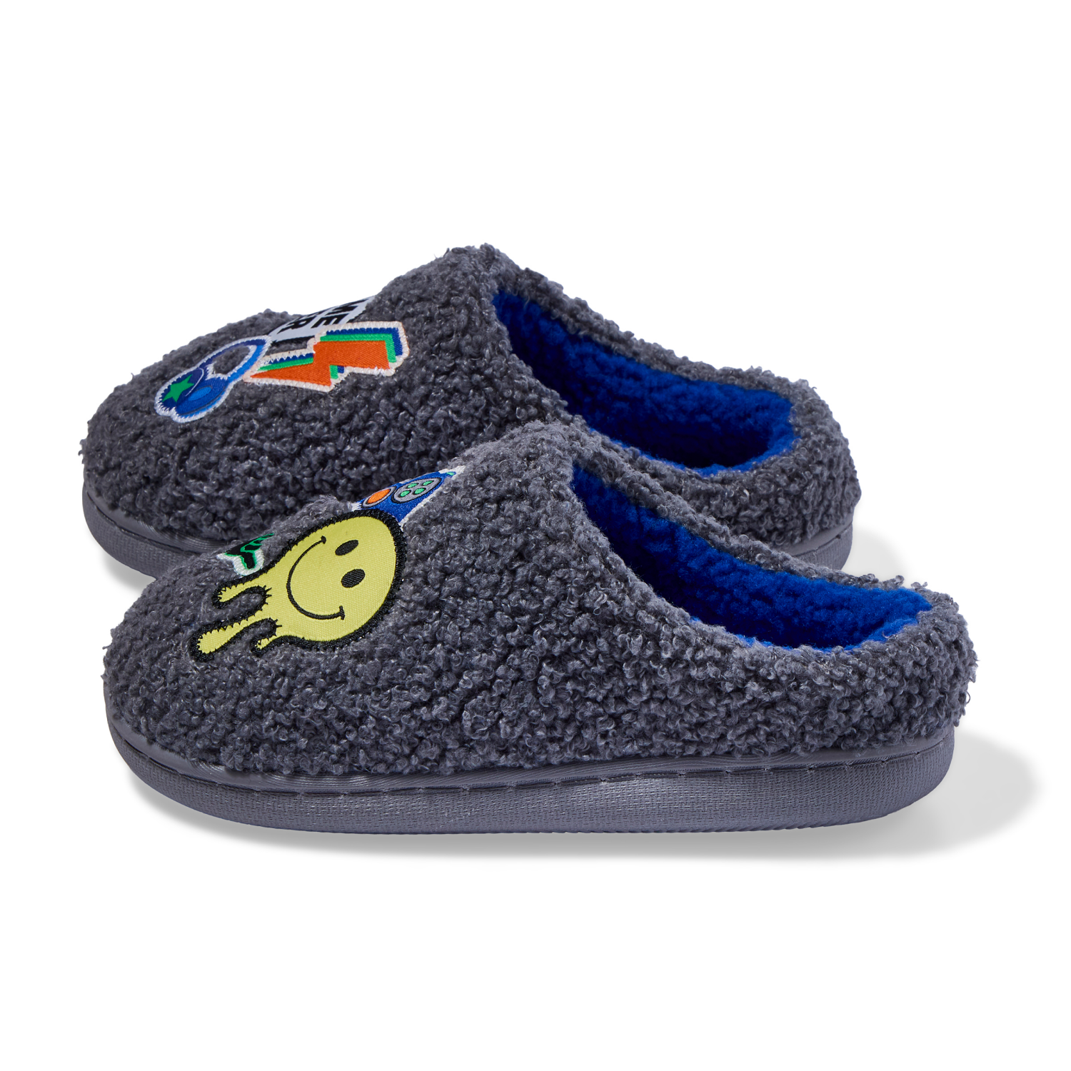 slide 4 of 6, Falls Creek Boy Scuff Gamer. Gray. Size S, 1 ct