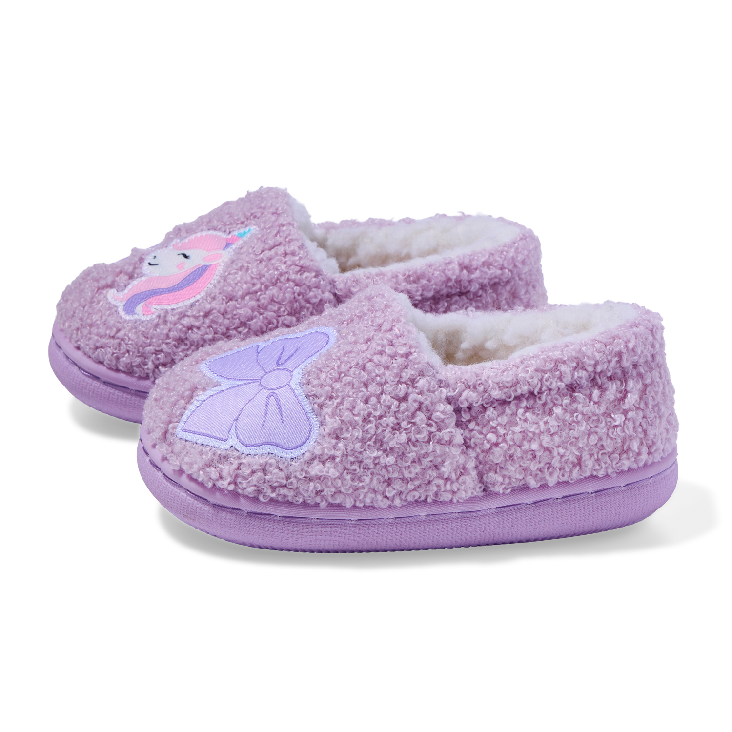 slide 4 of 6, Falls Creek Kids Tod Gril Aline Unicorn. Purple. Size M, 1 ct