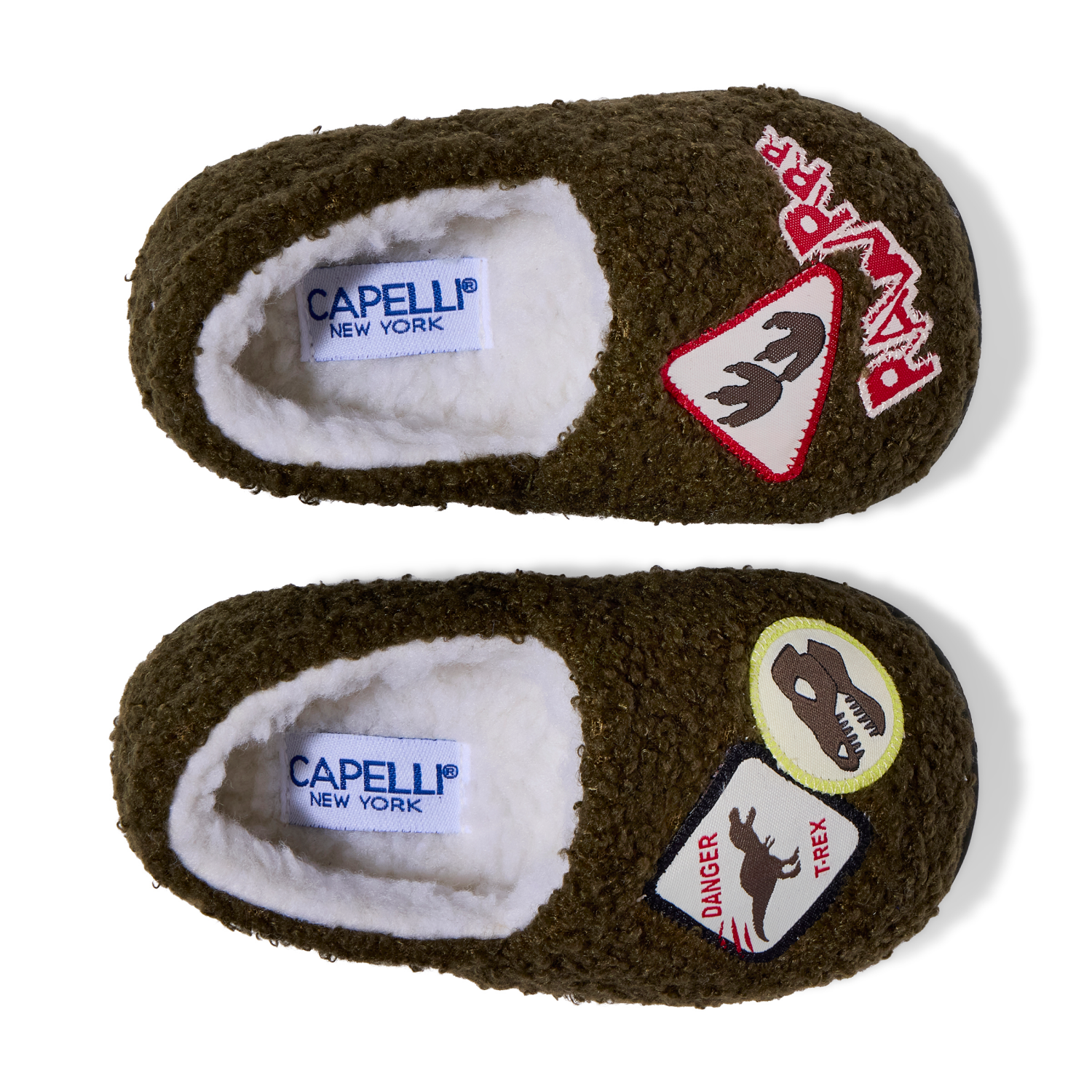 slide 6 of 6, Falls Creek Kids Tod Boy Aline Dino. Green. Size S, 1 ct