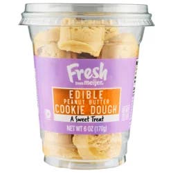 Fresh from Meijer Edible Peanut Butter Cup Cookie Dough 6 oz