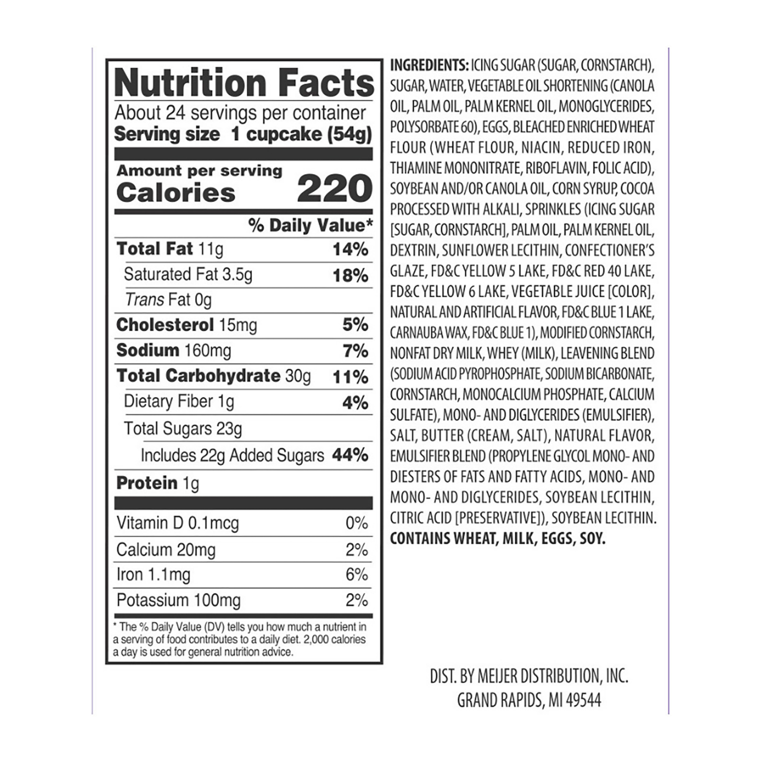 slide 3 of 4, FRESH FROM MEIJER FFM 24ct CHOCOLATE ICED CHOCOLATE CUPCAKES, 24 ct