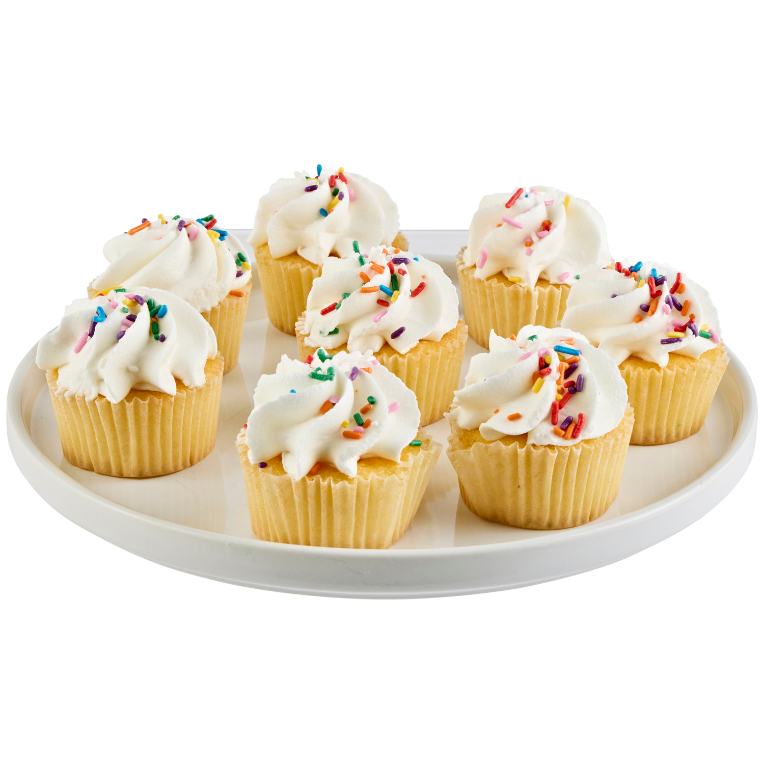 slide 2 of 4, FRESH FROM MEIJER FFM 24ct WHITE ICED VANILLA CUPCAKES, 24 ct