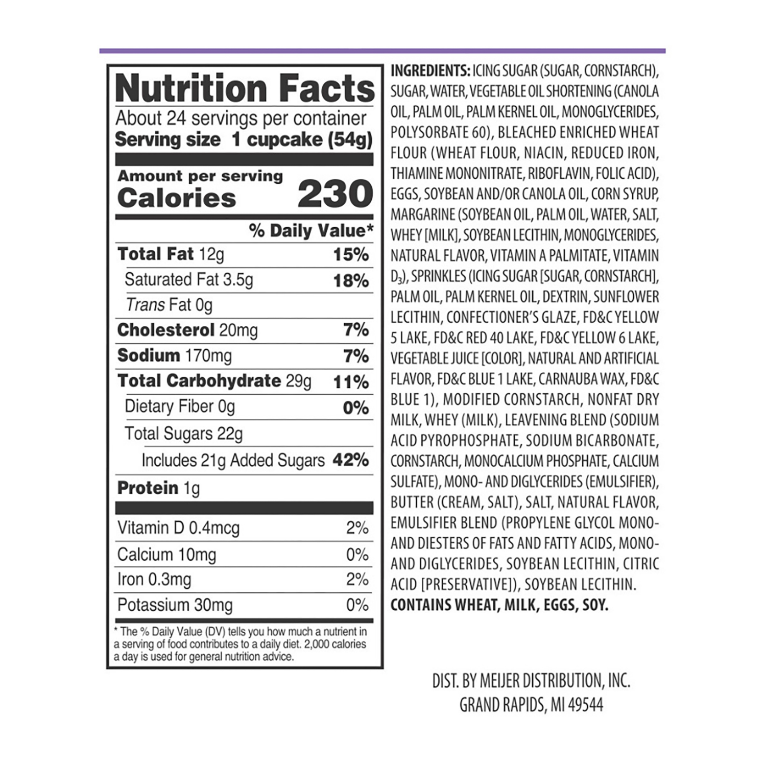 slide 3 of 4, FRESH FROM MEIJER FFM 24ct WHITE ICED VANILLA CUPCAKES, 24 ct