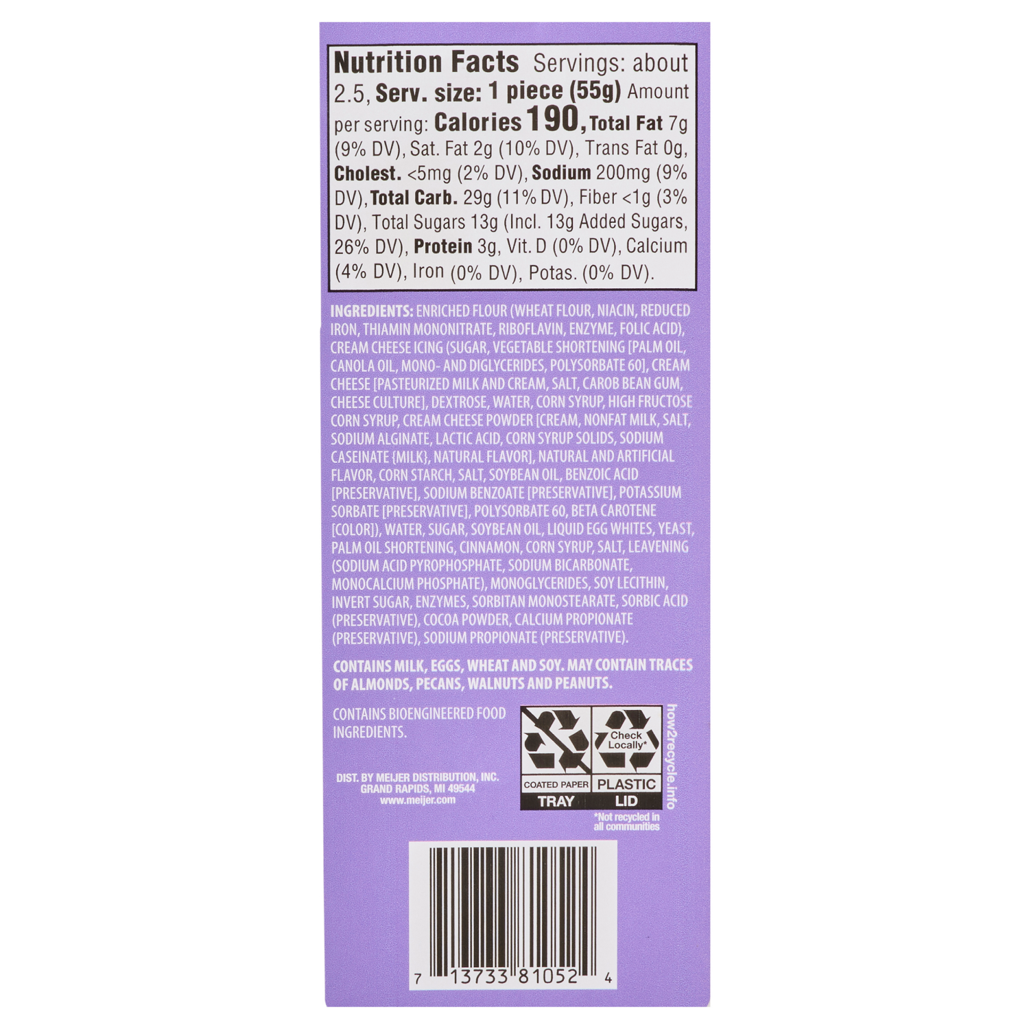 slide 3 of 4, Fresh From Meijer Cinnamon Roll Pull Apart, 1 ct