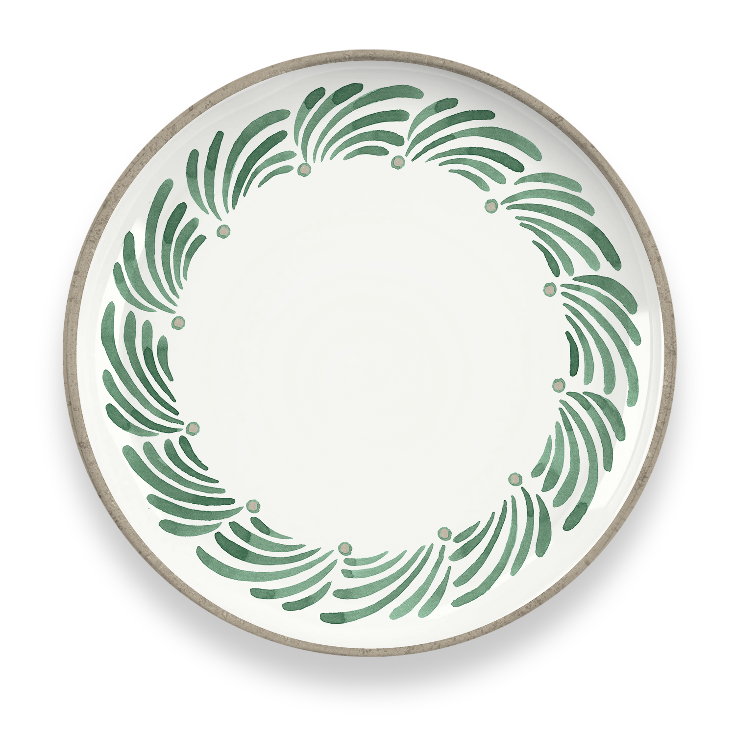 slide 1 of 1, ROOM & RETREAT RR MELAMINE DINNER PLATE GREEN GARDEN, 1 ct