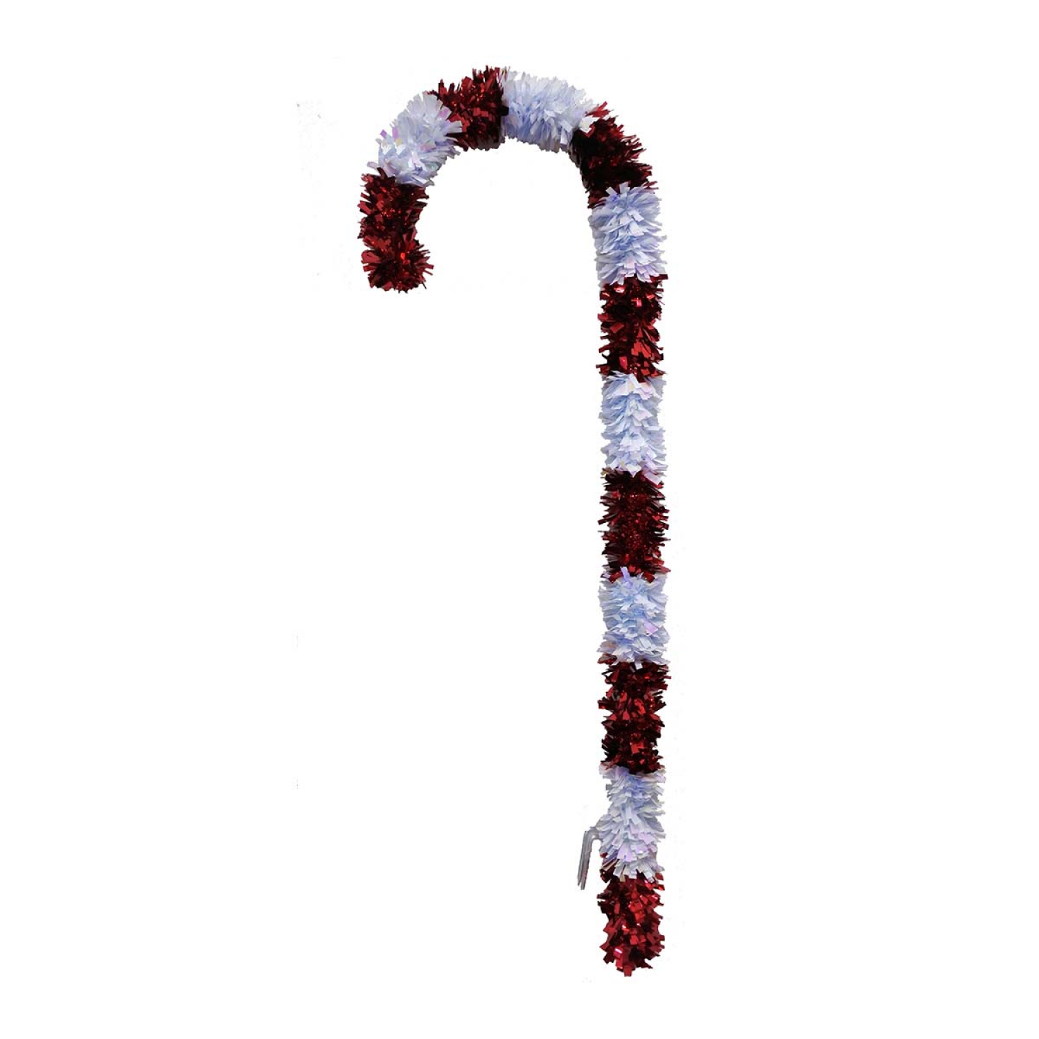slide 1 of 1, December Home DH Tinsel Candy Cane Stake 44 inch, 15x44 in