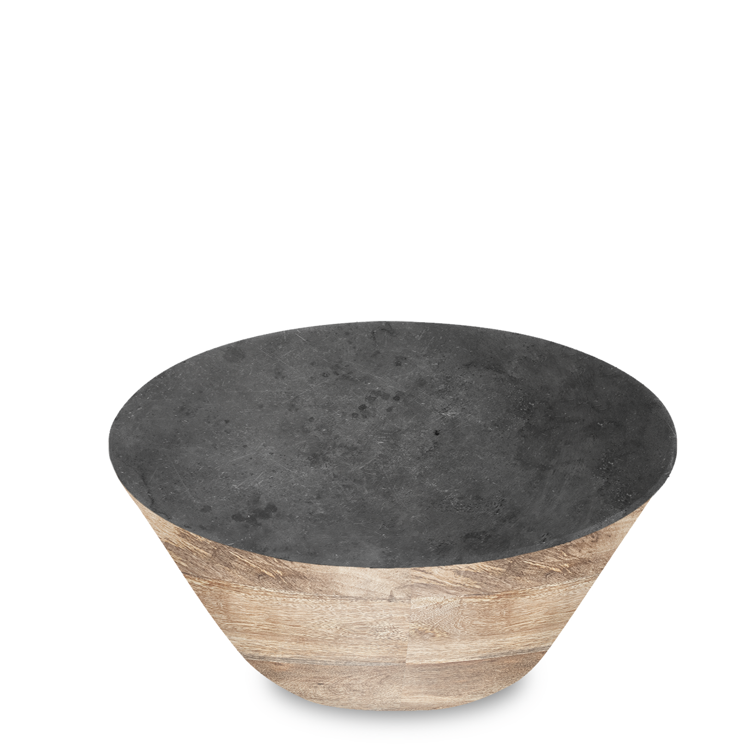slide 1 of 1, ROOM & RETREAT RR MELAMINE SERVING BOWL FAUX WOOD STONE, 1 ct