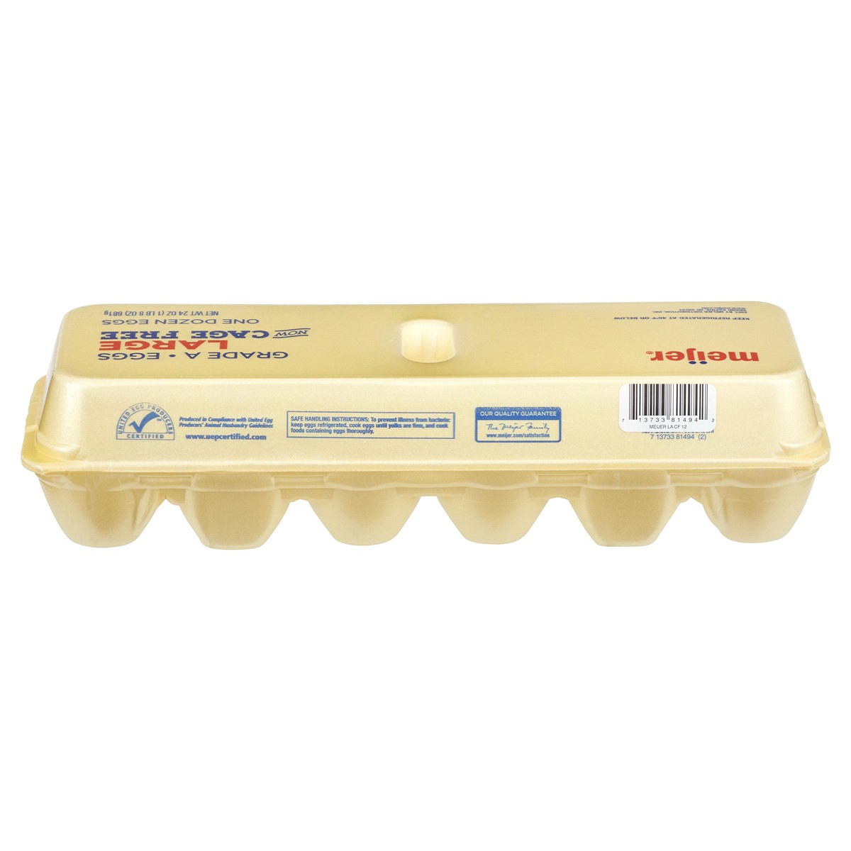 slide 2 of 2, Meijer Cage Free Grade A Large Eggs, Dozen, 12 ct