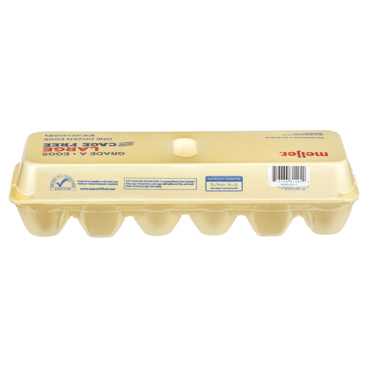 slide 2 of 2, Meijer Cage Free Grade A Large Eggs, Dozen, 12 ct