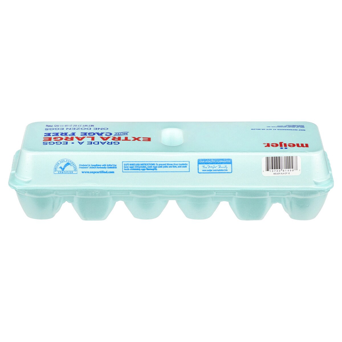 slide 2 of 2, Meijer Cage Free Grade A Extra Large Eggs, Dozen, 12 ct