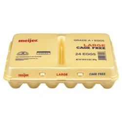 Cage Free Grade A Large Eggs, 24 Count
