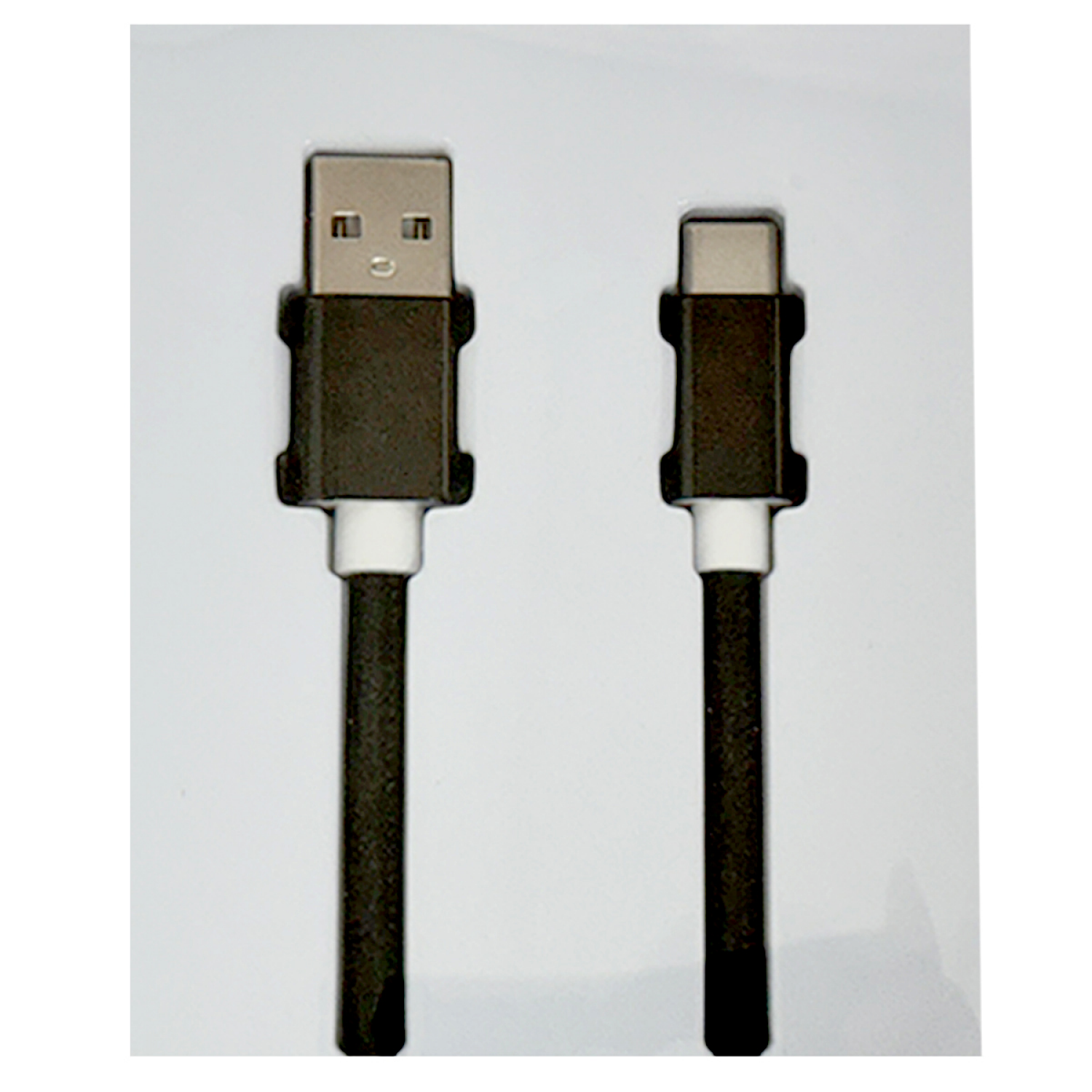 slide 5 of 5, Techcellent USB-A To USB-C Charge & Sync PVC Cable , 4ft Black, 4 ft