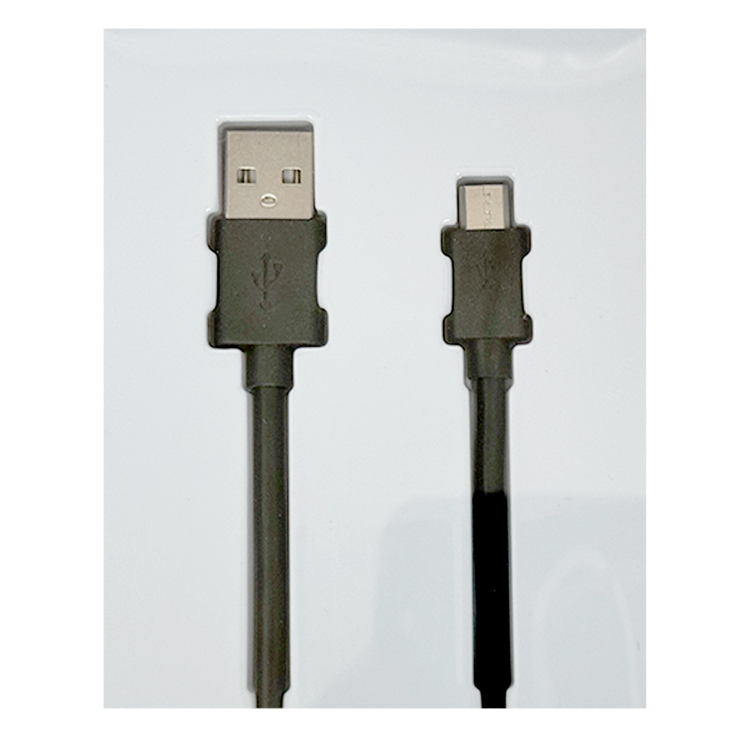 slide 5 of 5, Techcellent USB-A To Micro Charge & Sync PVC Cable , 10FT, Black, 10 ft
