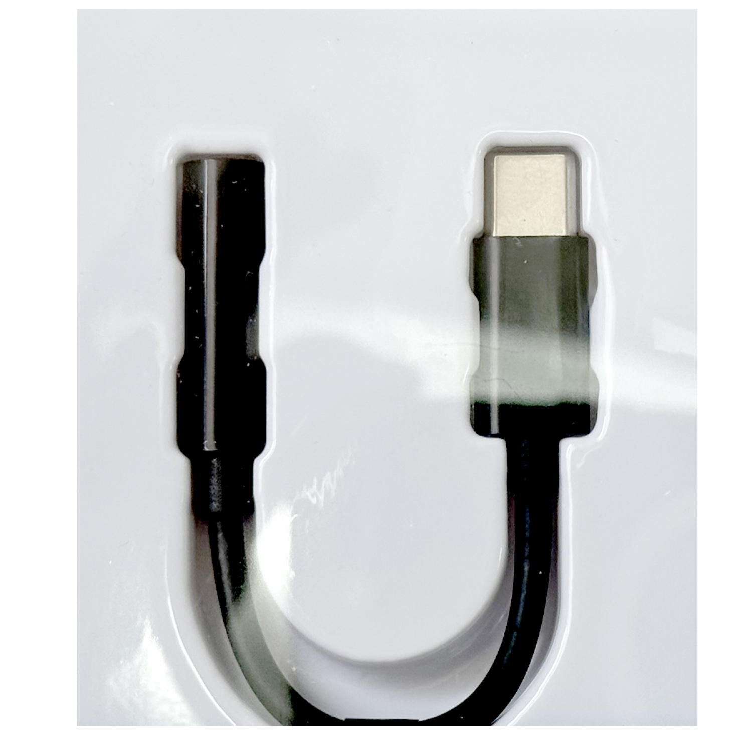 slide 5 of 5, Techcellent Usb Type-C To Audio Adapter, Black, 1 ct