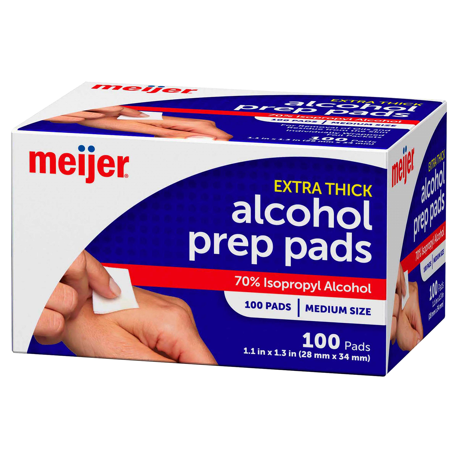 slide 2 of 5, Meijer Alcohol Swabs, 100 ct