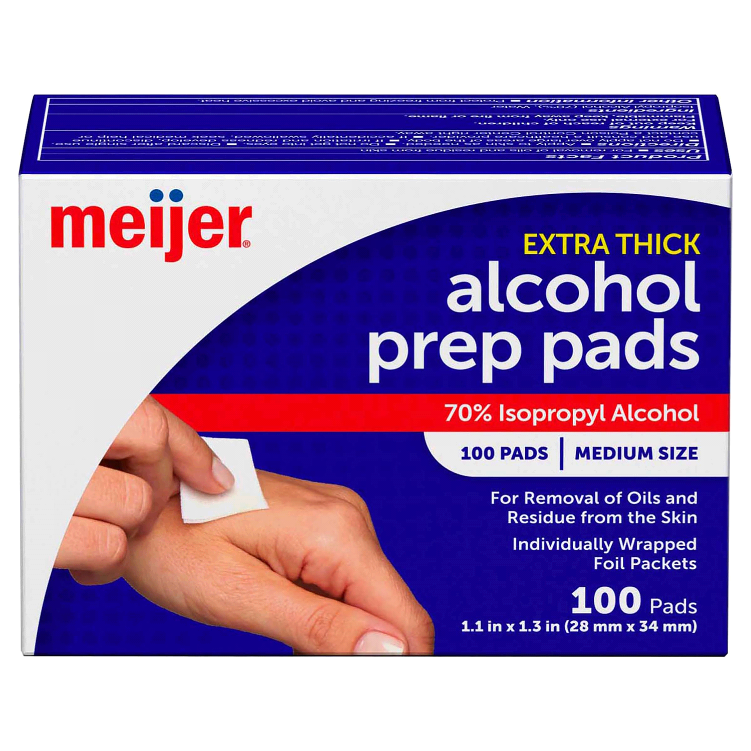 slide 5 of 5, Meijer Alcohol Swabs, 100 ct