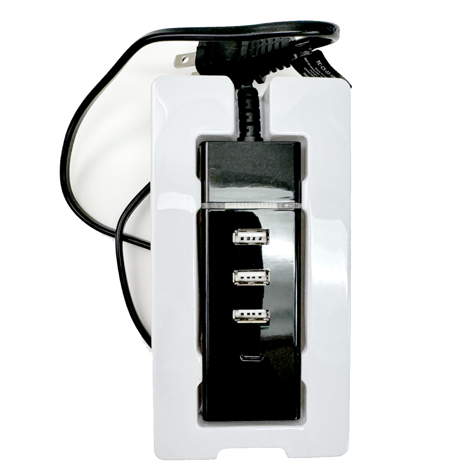 slide 4 of 4, Techcellent Universal 4 port USB hub, 3 USB-A & 1 USB-C port, 1 ct