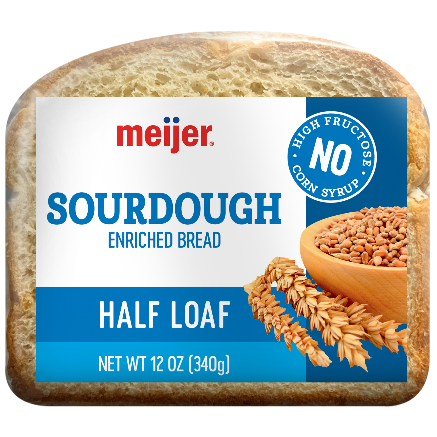slide 3 of 8, MEIJER SOURDOUGH HALF LOAF 12 OZ, 12 oz