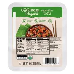 True Goodness Organic Super Firm Tofu, 16 oz