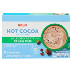 Meijer Hot Cocoa No Sugar Added 8 Ct