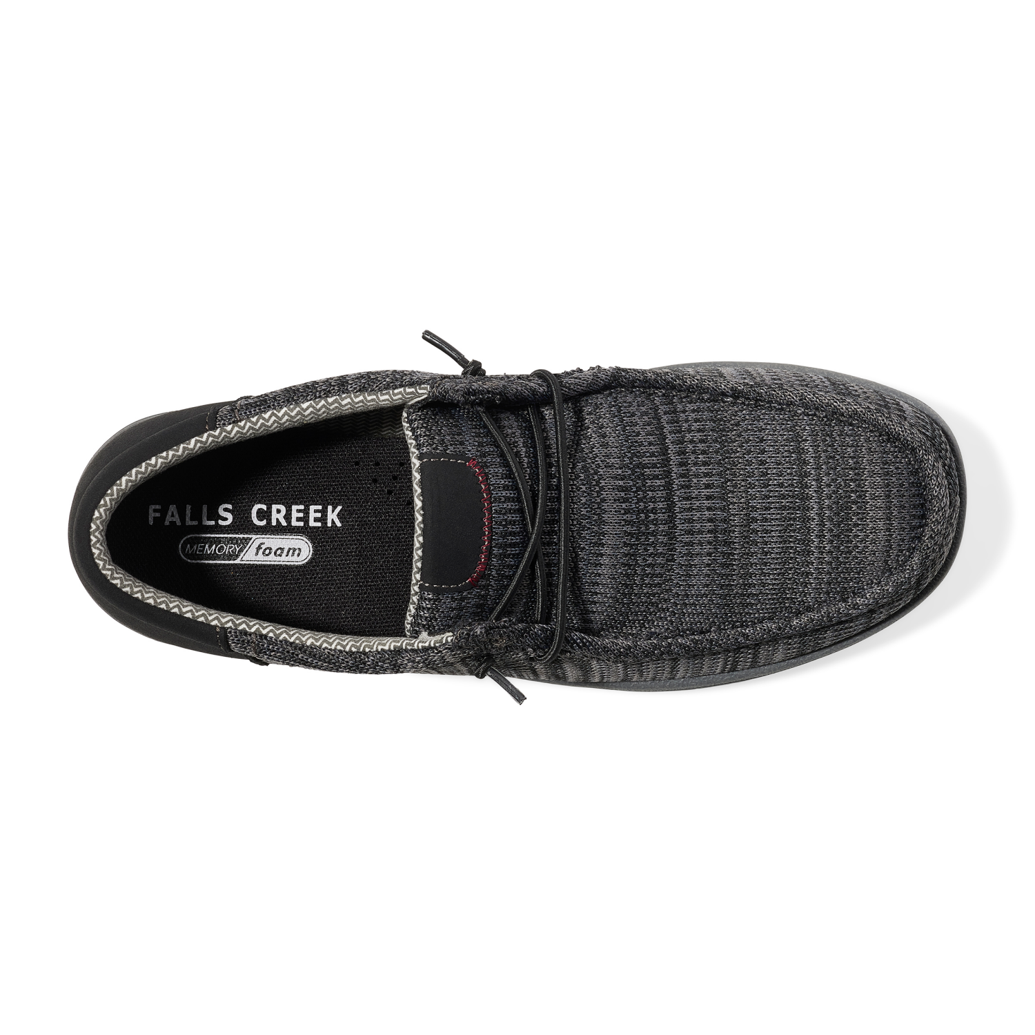 slide 6 of 6, Falls Creek Men's Enzo Casual Shoes, Black, Size 9.5, 1 ct