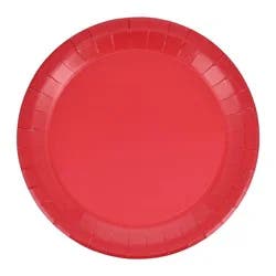 Meijer Candy Red 9 In Dinner Plate 20 Ct